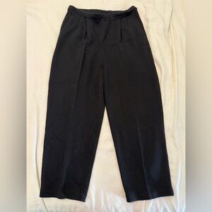 St. John Separates Black Knit Pull On Pants Womens Trousers size 10